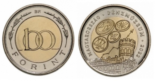 2022 Pénzmúzeum 100 forintos érme 2022 Pénzmúzeum 100 forintos érme